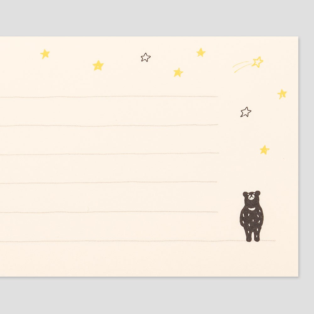 Midori Papier listowy Easygoing Miś