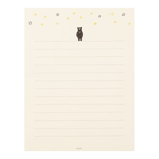 Midori Smile Bear Stationery