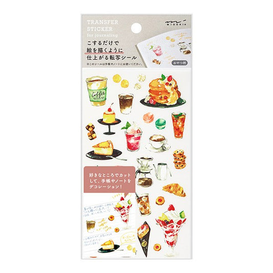 Midori Transfer Stickers Coffee Shop