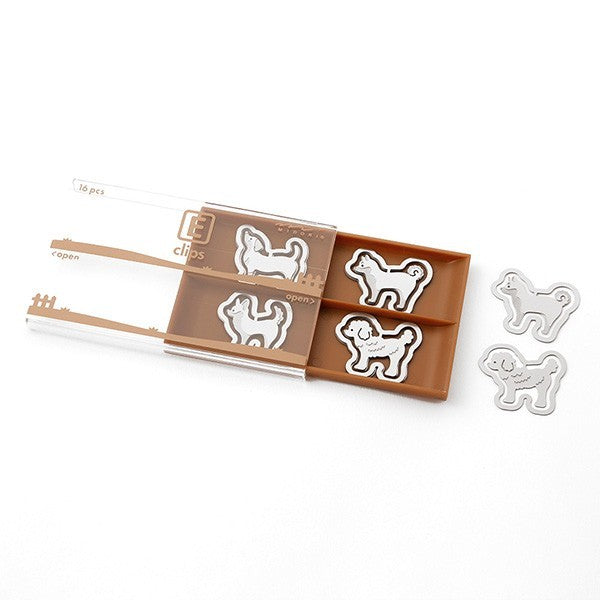 Midori E-Clips Dogs Paper Clips