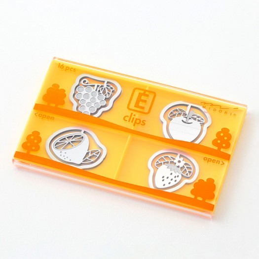 Midori E-Clips Fruits Paper Clips