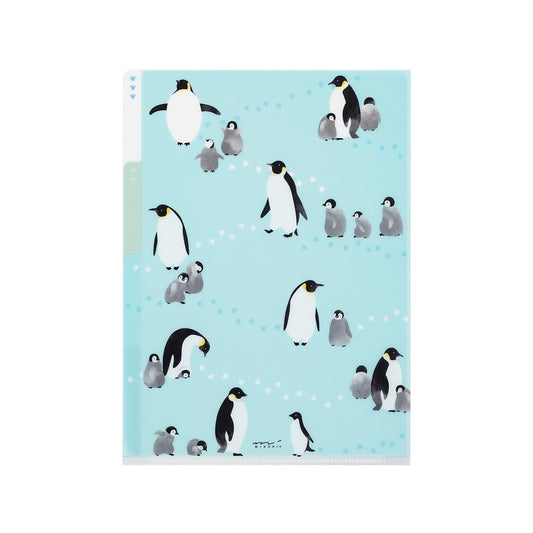 Midori A5 Folder | Penguins