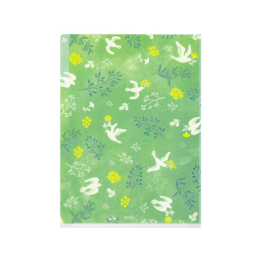 Midori A5 Folder | White Birds