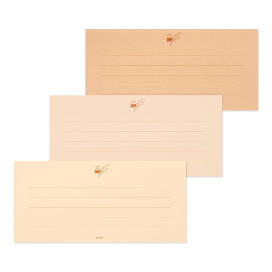 Giving a color writing paper Brown