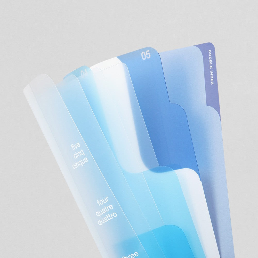 Midori A5 2-Way Folder | Blue