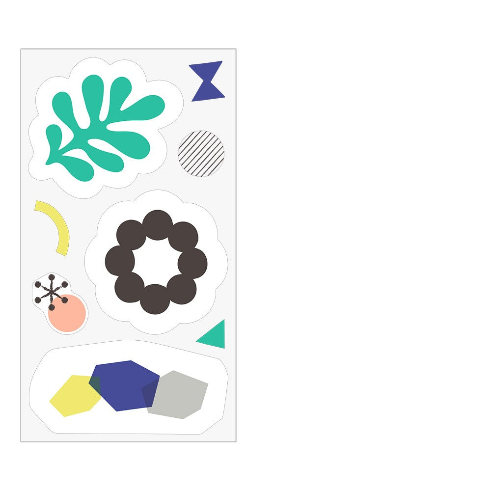 Midori Clip Sticker Geometric Patterns