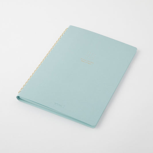 Midori Color Dot Grid Spiral Notebook A5 Blue