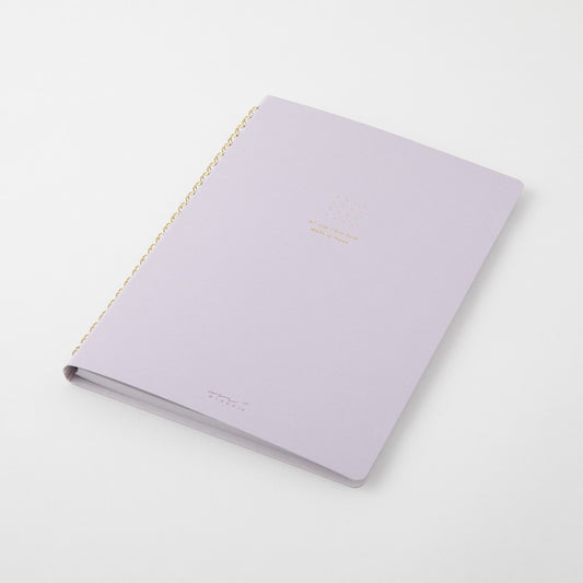Midori Color Dot Grid Spiral Notebook A5 Violet