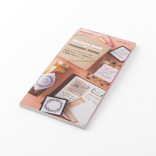 Pre-inked Stamp Stickers | Warm Colors