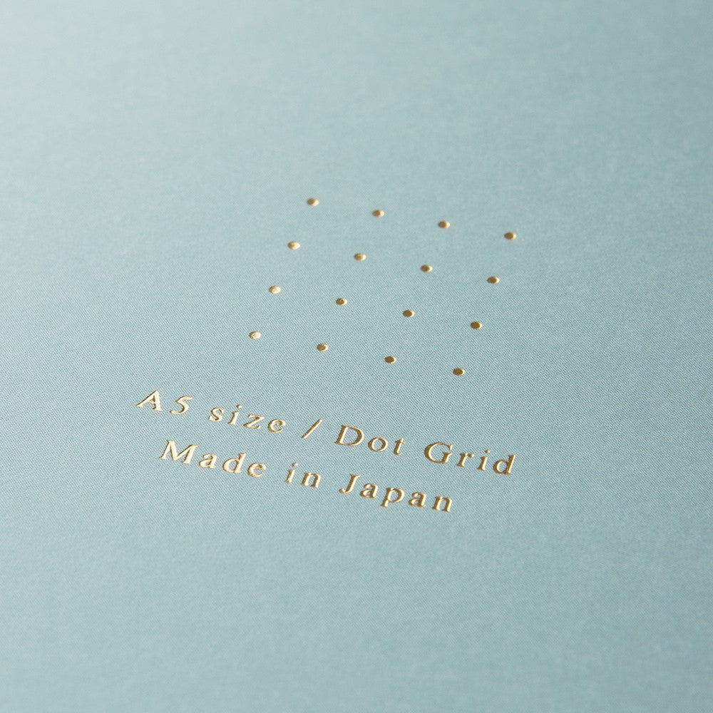 Pad Midori Color Dot Grid A5 Niebieski