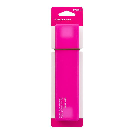 Piórnik Midori Soft Case Różowy