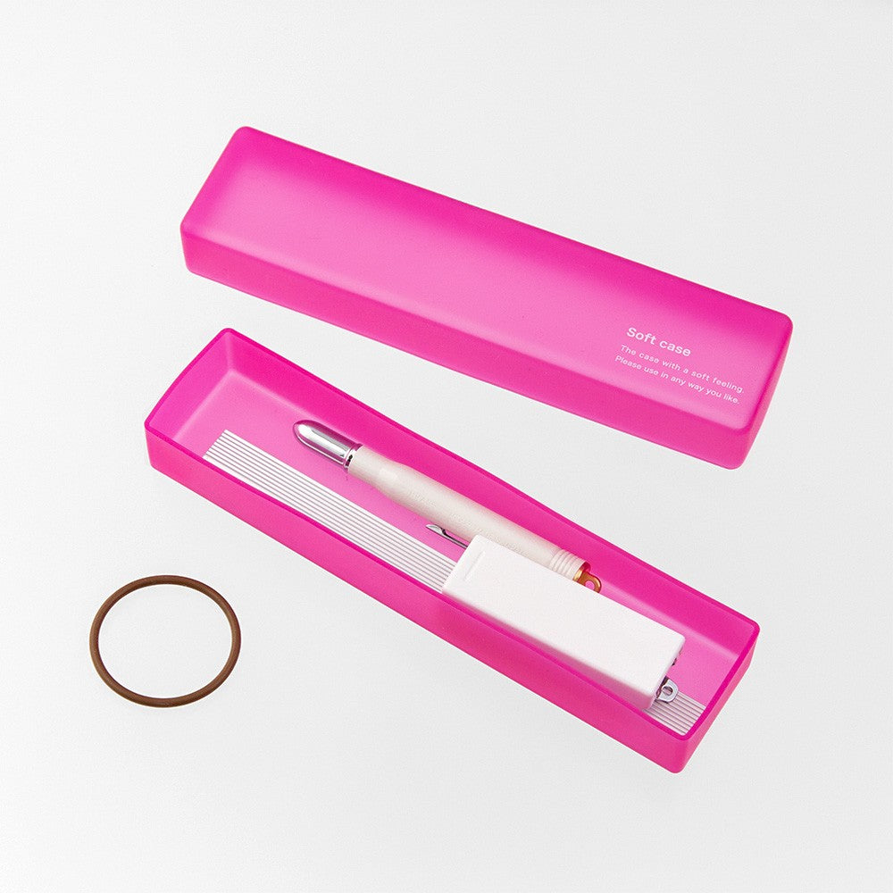 Midori Soft Case Pencil Case Pink