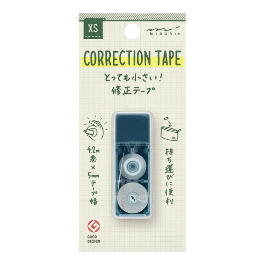 Midori XS Correction Tape Navy