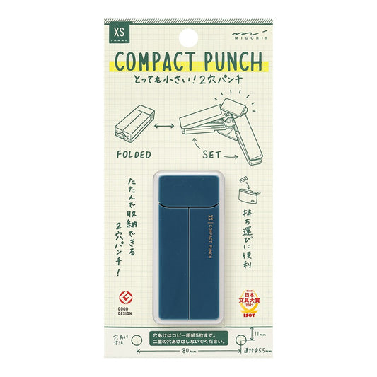 Midori XS Navy Hole Punch