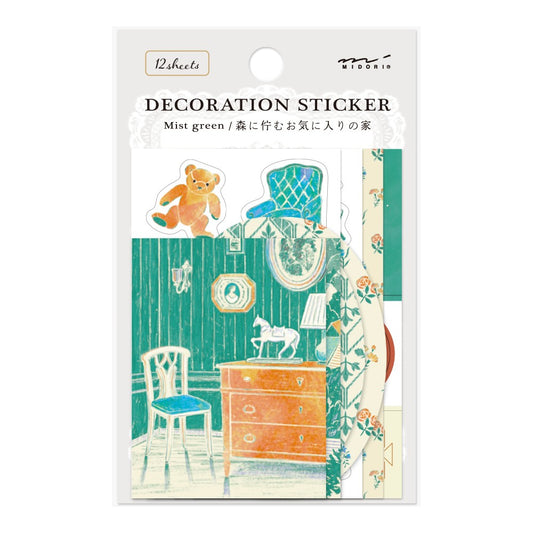 Decorative Stickers Midori | Green