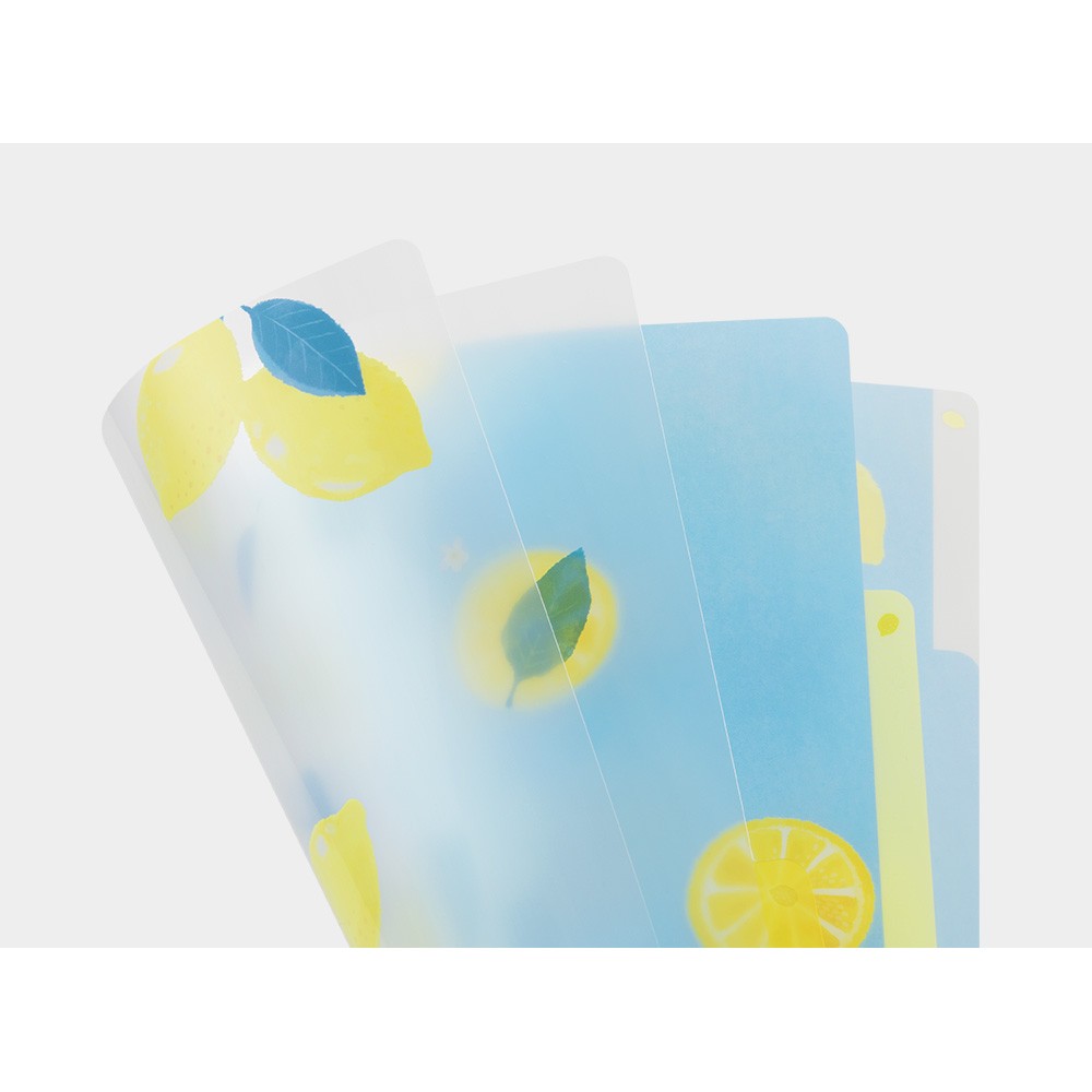 Midori Three Pocket Folder A4 | Lemon