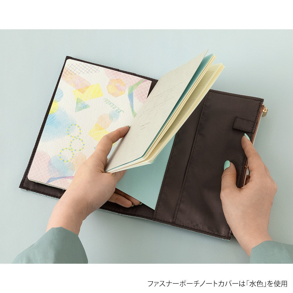 Midori Yuru Log B6 Canvas Cover | Beige