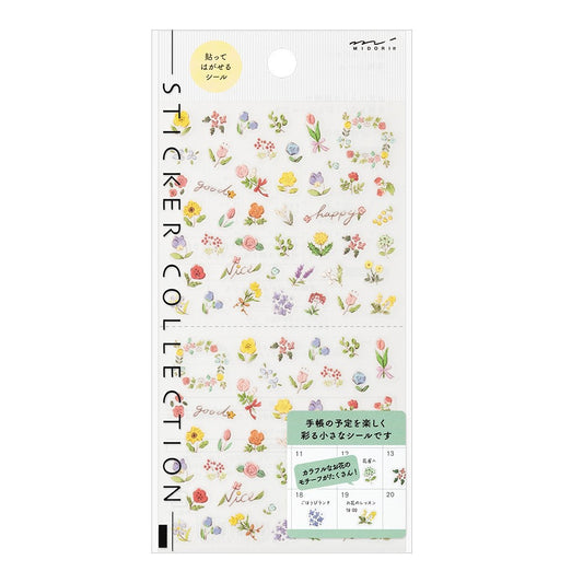 Midori Sticker Collection Stickers | 2682 Wildflowers