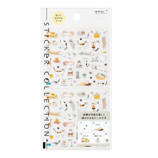 Midori Sticker Collection | Cats S