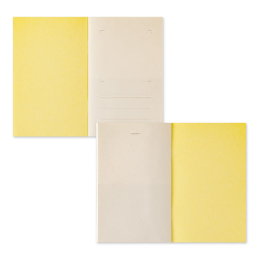 Midori Sticker Book with Pocket | Yellow