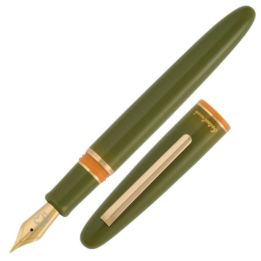 Esterbrook Estie Fountain Pen | Quirky Leaf Gold Trim
