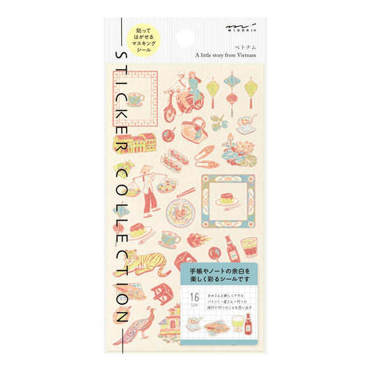 Stickers 2718 Vietnamese Motifs