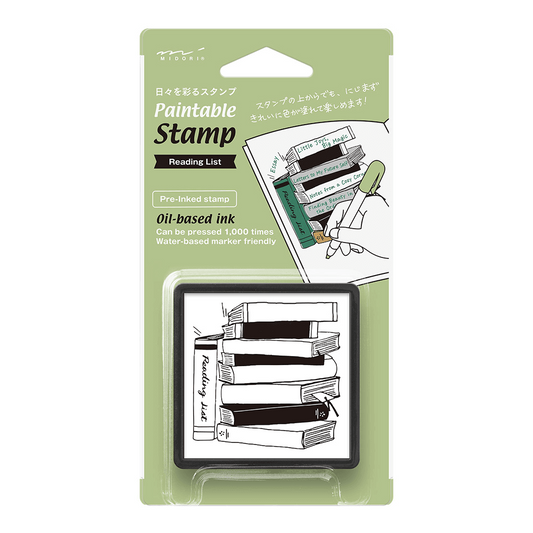 Pieczątka Midori Paintable Stamp Pre-inked | Książki