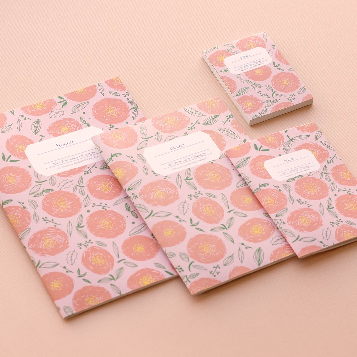 Apica hocco Semi-B5 Flowers Notebook