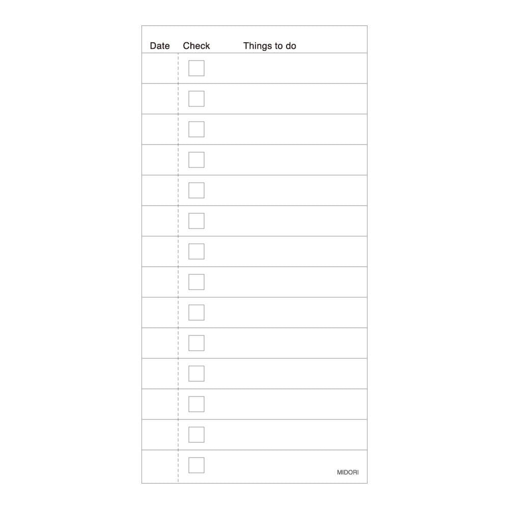 Memo pad To Do List Orange