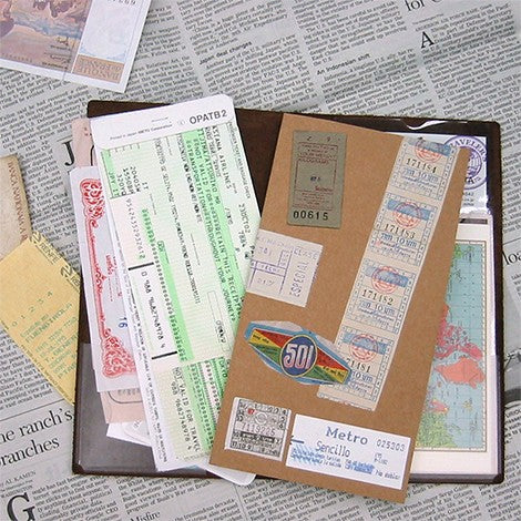Traveler's Notebook Refill 004: Stick-on pockets