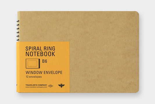 TRC Spiral Ring Notebook Window Envelope