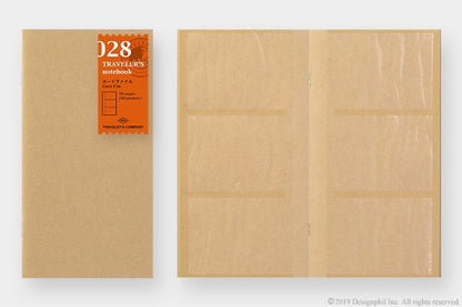 Wkład do Traveler's Notebook 028 PRZEDSPRZEDAŻ