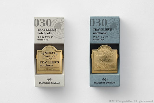 TRC BRASS Traveler's Notebook Clips 030 PRZEDSPRZEDAŻ