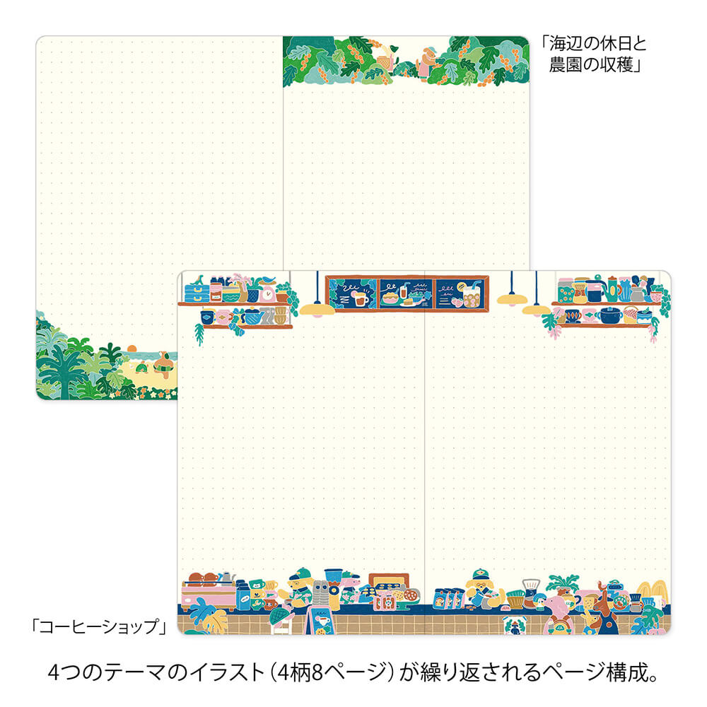 Notatnik Midori Yuru Log B6 | Kawa
