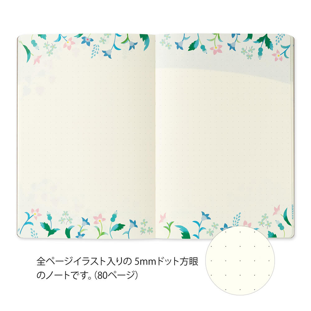 Notatnik Midori Yuru Log B6 | Kwiaty