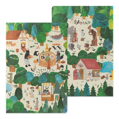 Notatnik Midori Yuru Log B6 | Zwierzęta