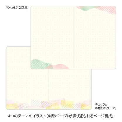 Notatnik Midori Yuru Log B6 | Akwarela