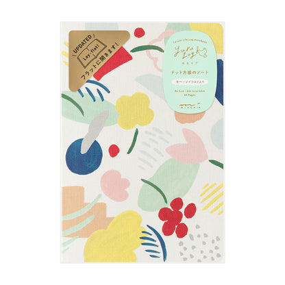Notatnik Midori Yuru Log B6 | Kwiatowa abstrakcja