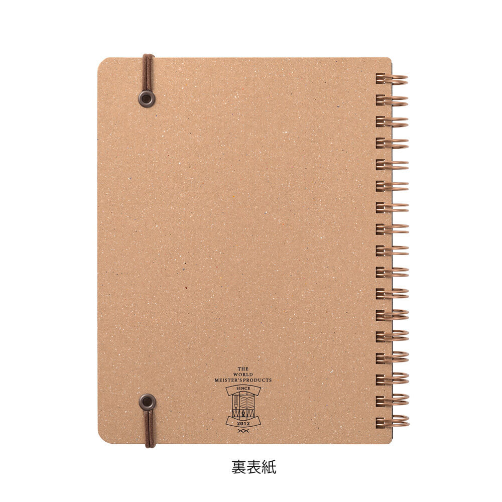 Notatnik Midori Grain B6 | Czerwony