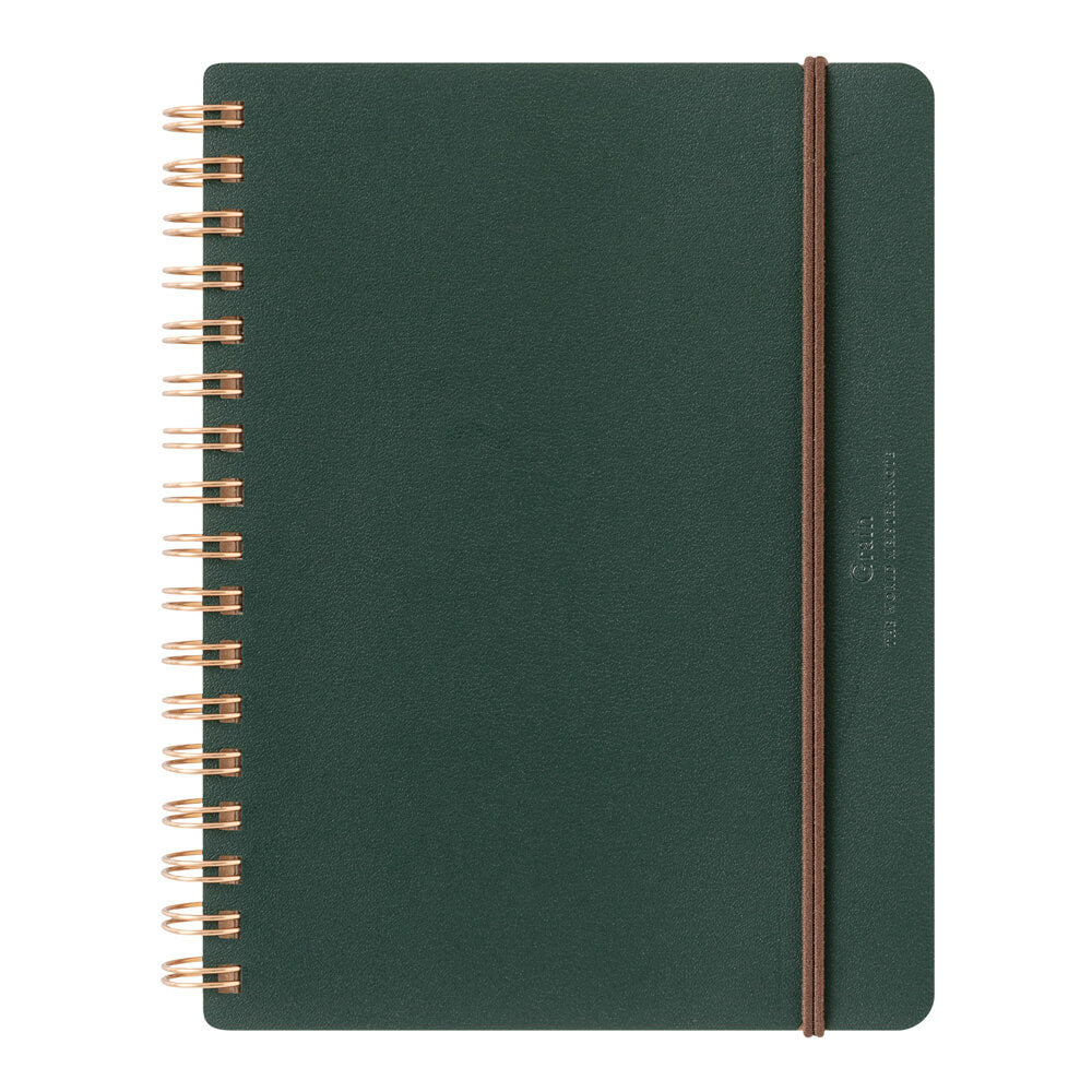 Notatnik Midori Grain B6 | Zielony