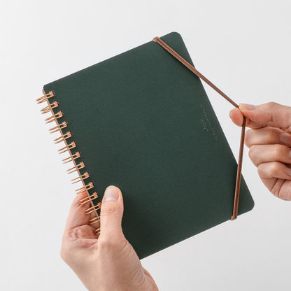 Notatnik Midori Grain B6 | Zielony