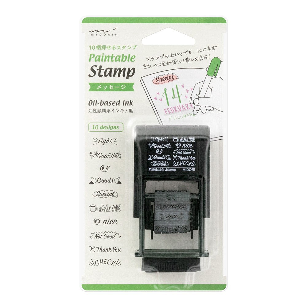 Pięczątka Midori Paintable Stamp Message