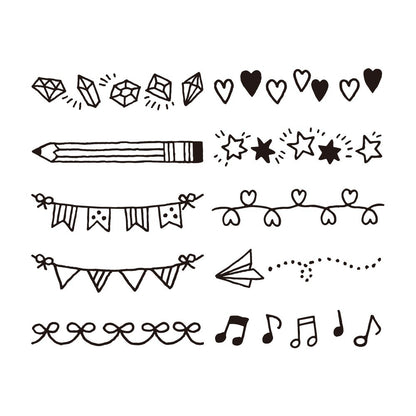 Pięczątka Midori Paintable Stamp Motif
