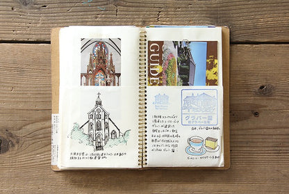 TRC Spiral Ring Notebook Paper Pocket A6 Slim
