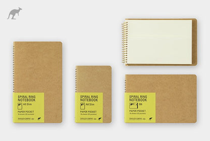 TRC Spiral Ring Notebook Paper Pocket B6