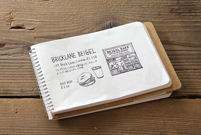 TRC Spiral Ring Notebook MD White B6