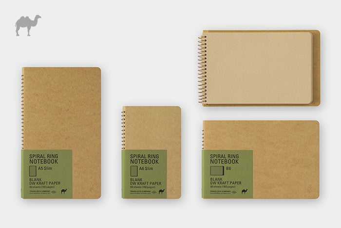 TRC Spiral Ring Notebook DW Kraft B6