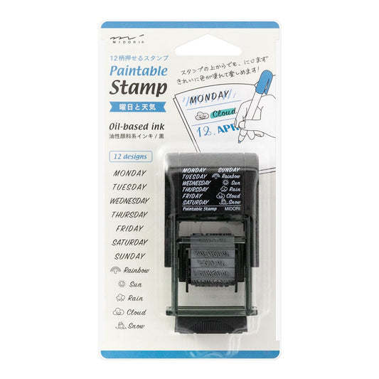 Pięczątka Midori Paintable Stamp Pogoda