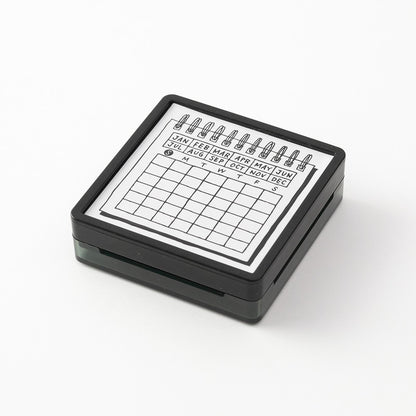 Pięczątka Midori Paintable Stamp Pre-inked Kalendarz