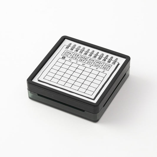 Pięczątka Midori Paintable Stamp Pre-inked Kalendarz